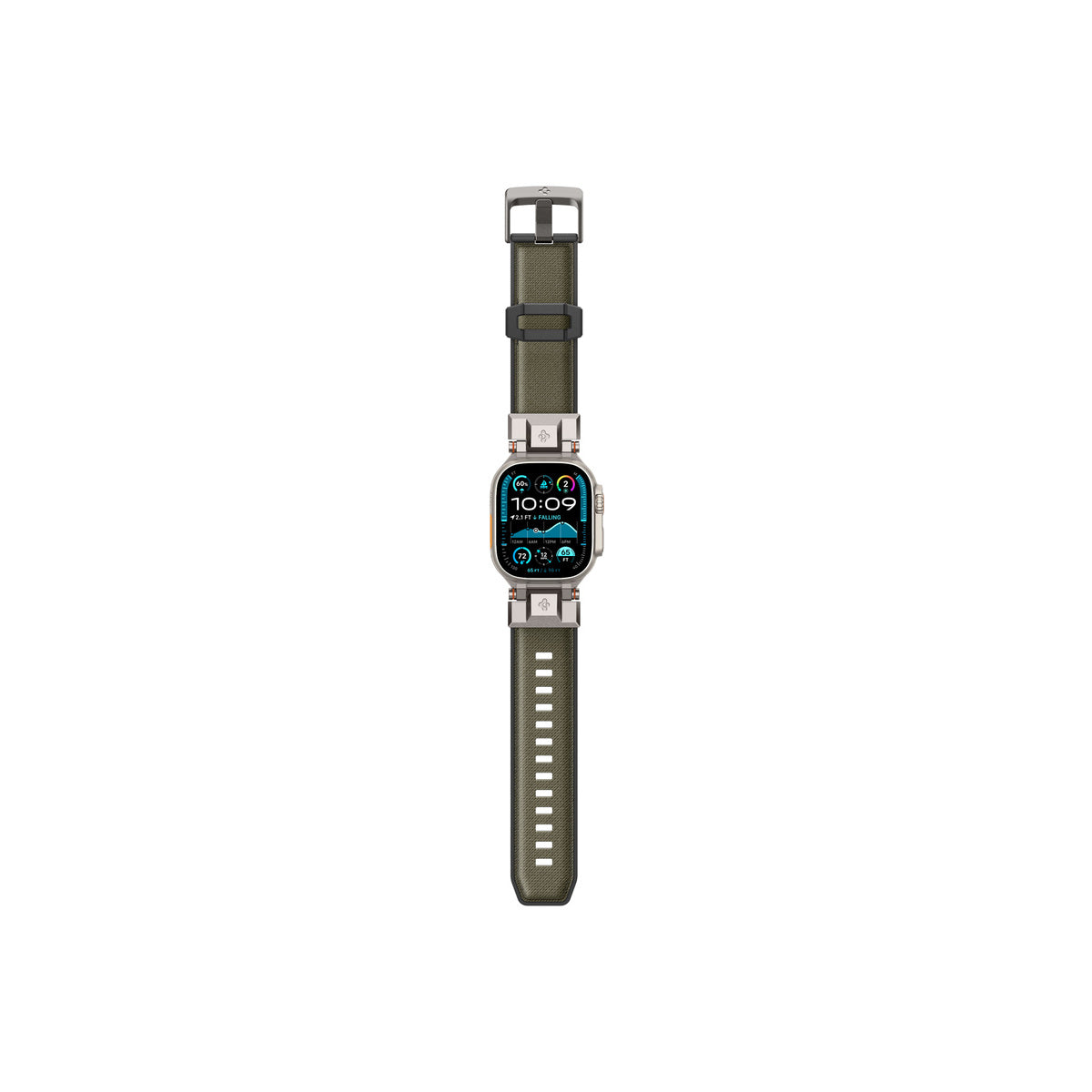 Řemínek pro Apple Watch 49mm/46mm/45mm/44mm Spigen DuraPro Armor - zelený - iSTYLE CZ