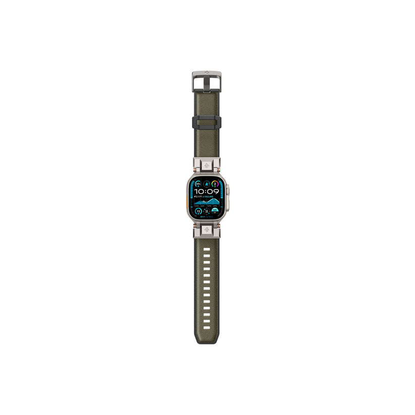 Řemínek pro Apple Watch 49mm/46mm/45mm/44mm Spigen DuraPro Armor - zelený - iSTYLE CZ