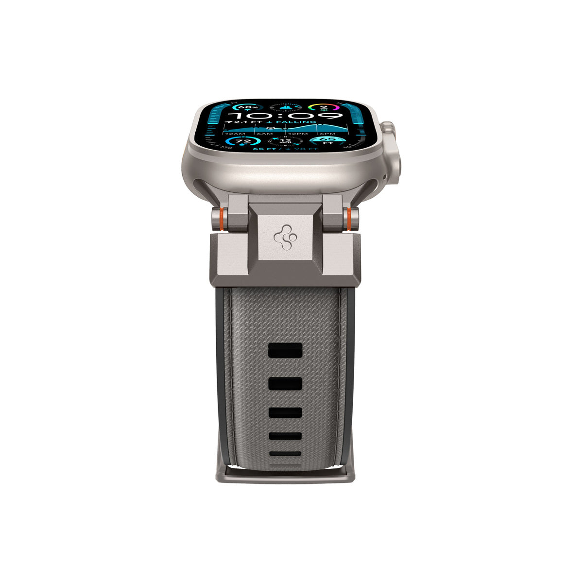 Řemínek pro Apple Watch 49mm/46mm/45mm/44mm Spigen DuraPro Armor - šedý - iSTYLE CZ
