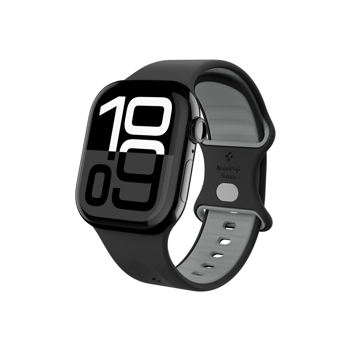 Řemínek pro Apple Watch Apple Watch 49mm/46mm/45mm/44mm Spigen Nano Pop Band - černý - iSTYLE CZ