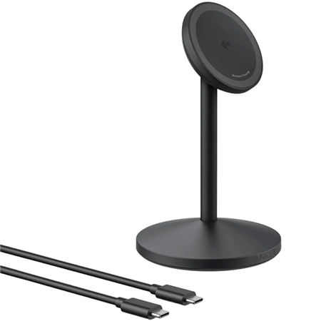 Bezdrátový nabíjecí stojánek Anker MagGo A25X1 15W - černý