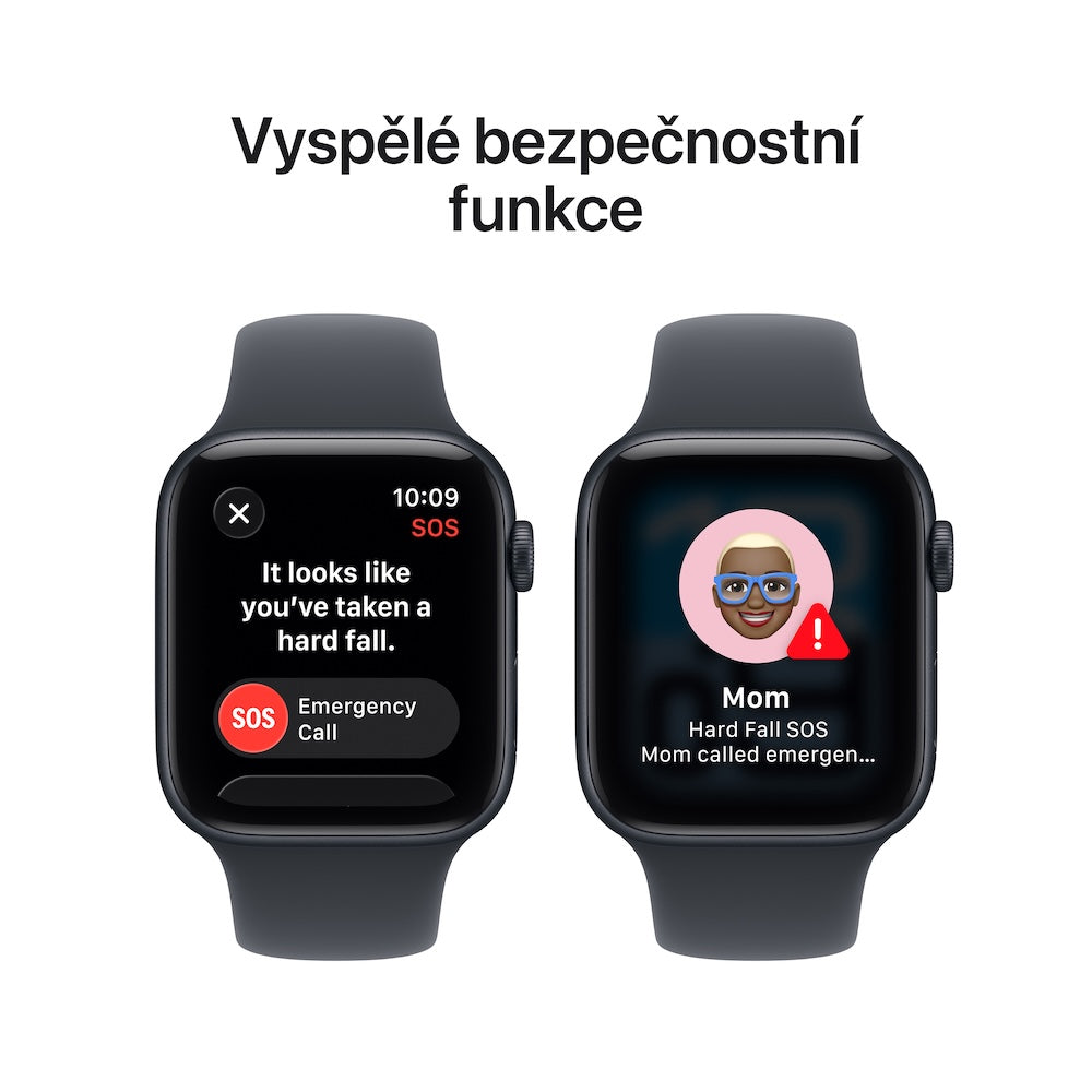 Apple Watch SE 3 GPS + Cellular 40mm temně inkoustové hliníkové pouzdro s temně inkoustovým sportovním řemínkem - M/L - iSTYLE CZ