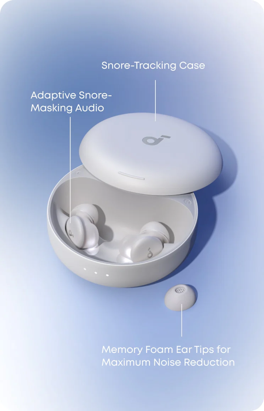 Bluetooth sluchátka Anker soundcore Sleep A30 - bílá - iSTYLE.cz
