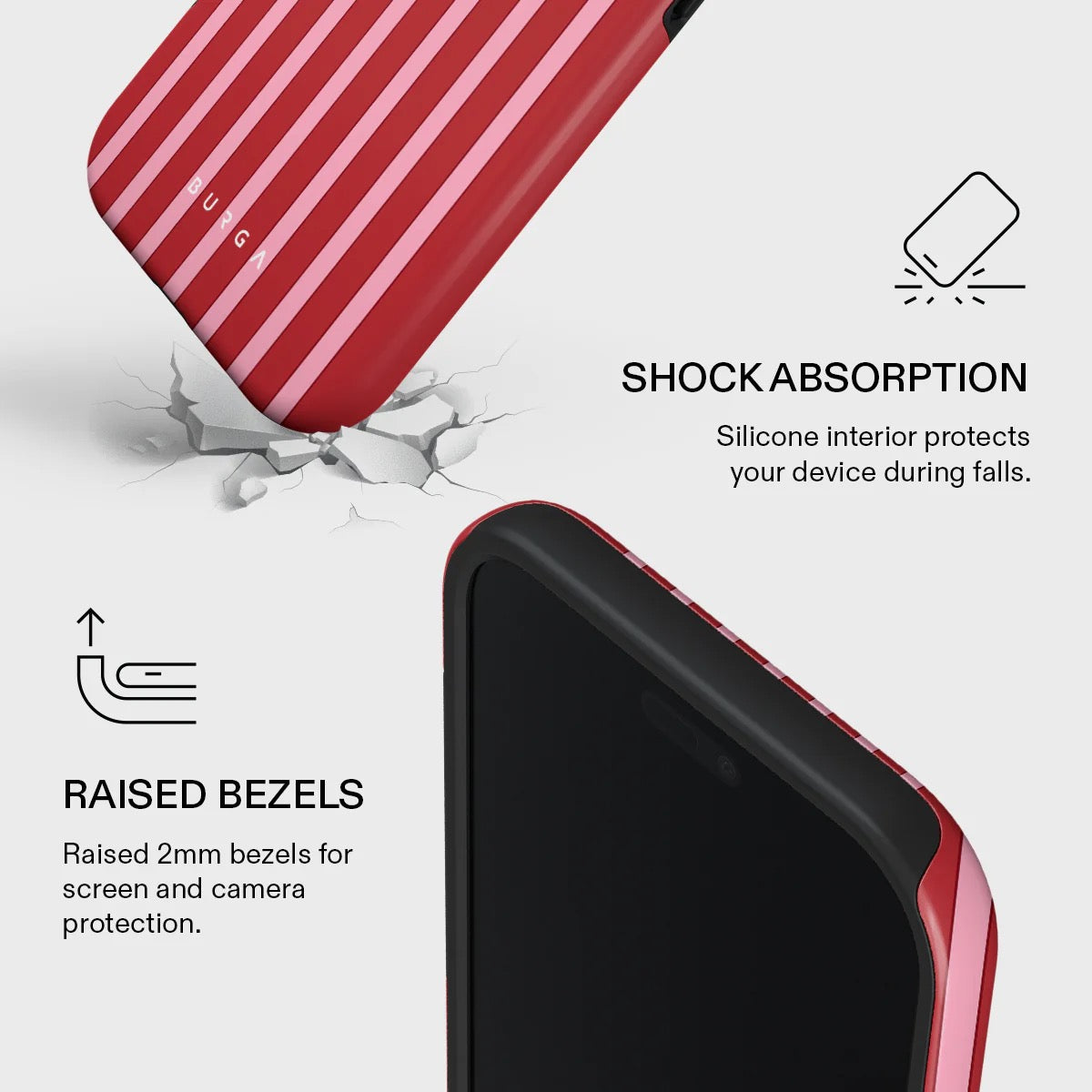 Kryt pro iPhone Air Burga Strawberry Jam Tough MagSafe Case - jahoda - iSTYLE CZ