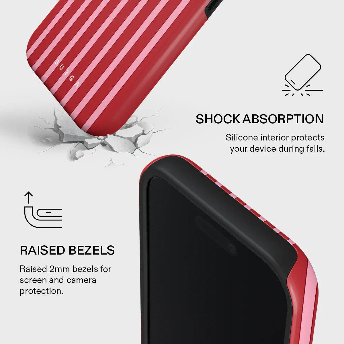 Kryt pro iPhone 17 Burga Strawberry Jam Tough MagSafe Case - jahoda - iSTYLE CZ