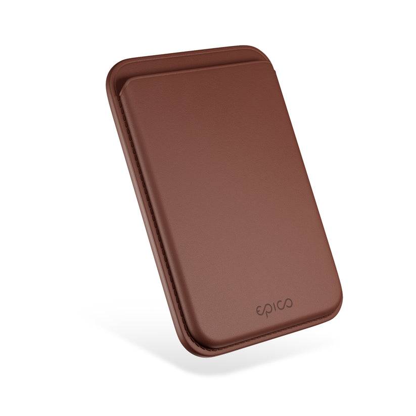 Magnetická peněženka Epico Mag+ Wallet - hnědá - iSTYLE.cz