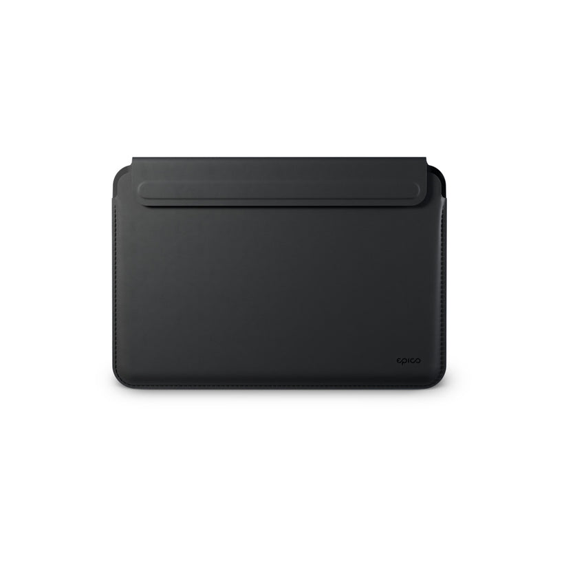 Kožený obal pro MacBook 14" Epico Leather Sleeve - černý - iSTYLE.cz