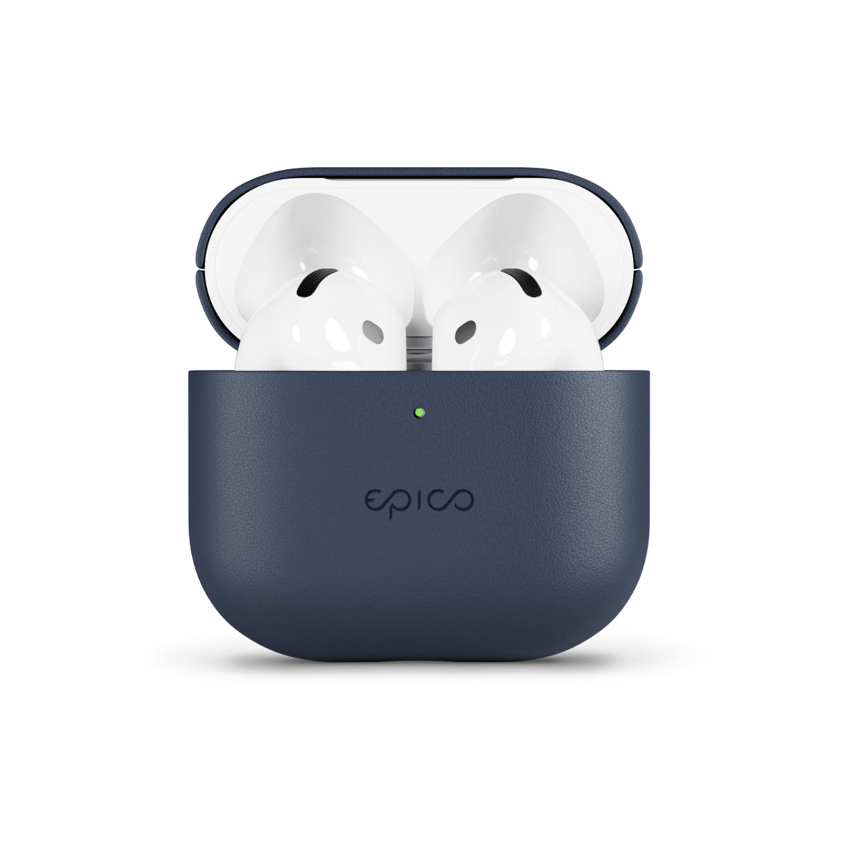 Pouzdro pro AirPods 4 z pravé kůže Epico Leather Case - modré