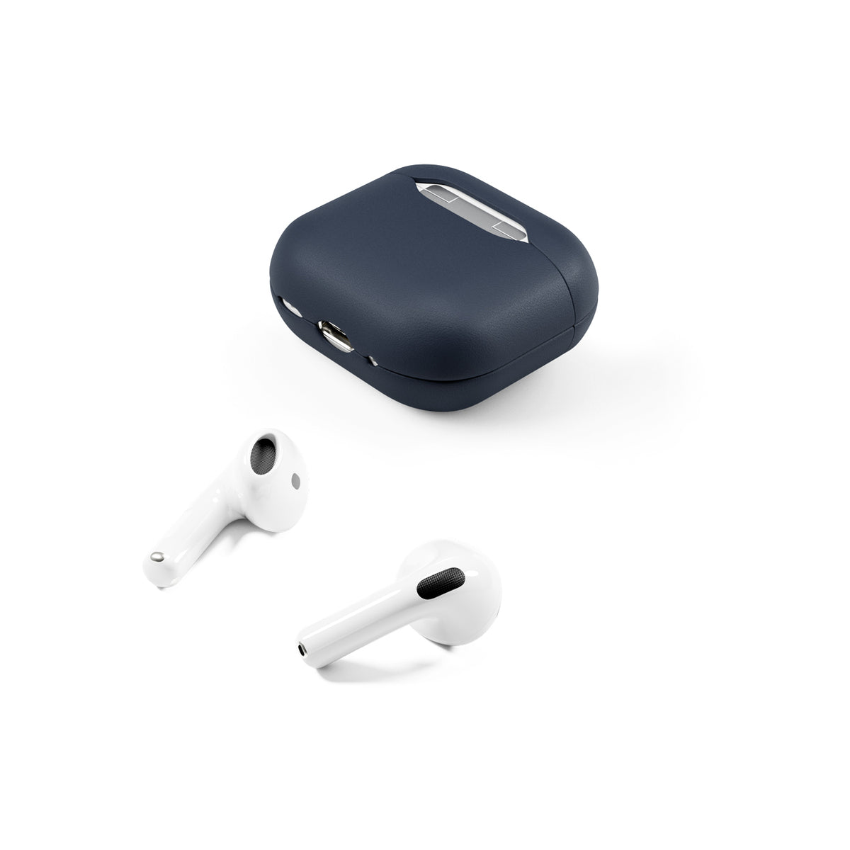 Pouzdro pro AirPods 4 z pravé kůže Epico Leather Case - modré