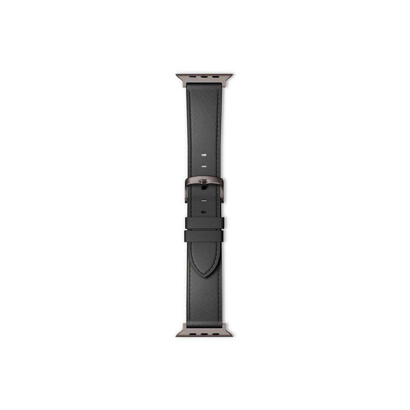Kožený řemínek pro Apple Watch 42/44/45/49 mm Epico Watch Strap Leather - černý - iSTYLE.cz