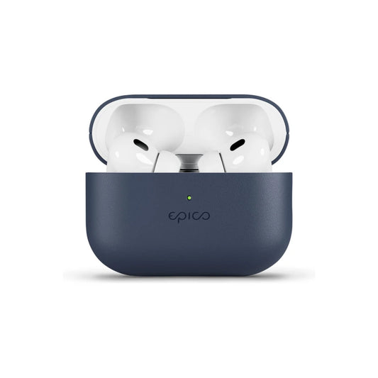 Kožené pouzdro pro AirPods Pro 2 Epico Leather Case - modré