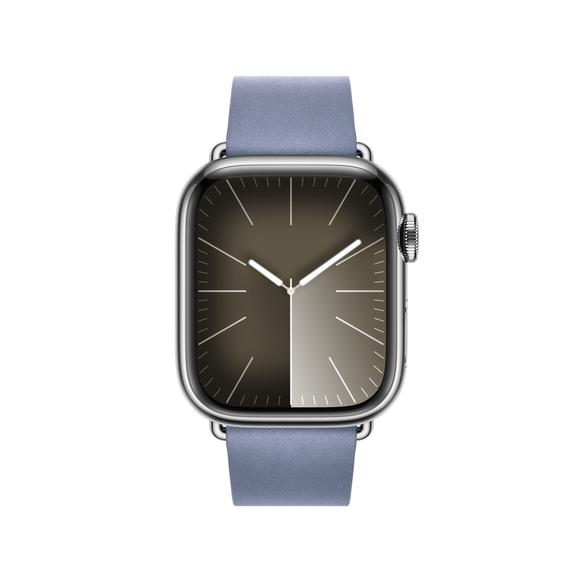 Apple Watch 38/40/41 mm Levandulově modrý řemínek s moderní přezkou – střední - iSTYLE CZ