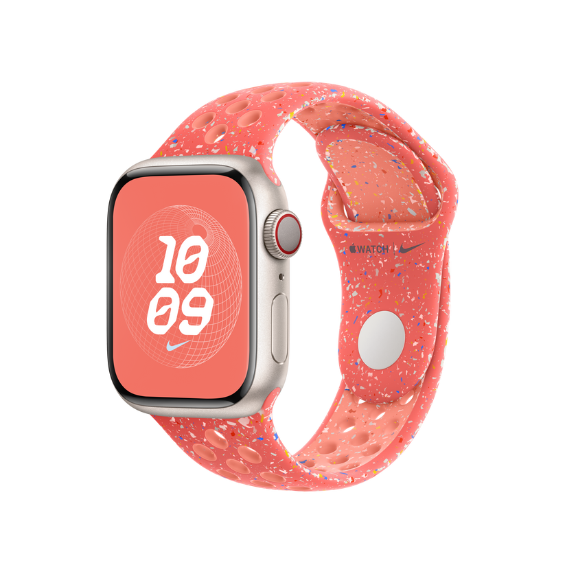 Apple Watch 38/40/41 mm žhavě oranžový sportovní řemínek Nike – M/L - iSTYLE CZ