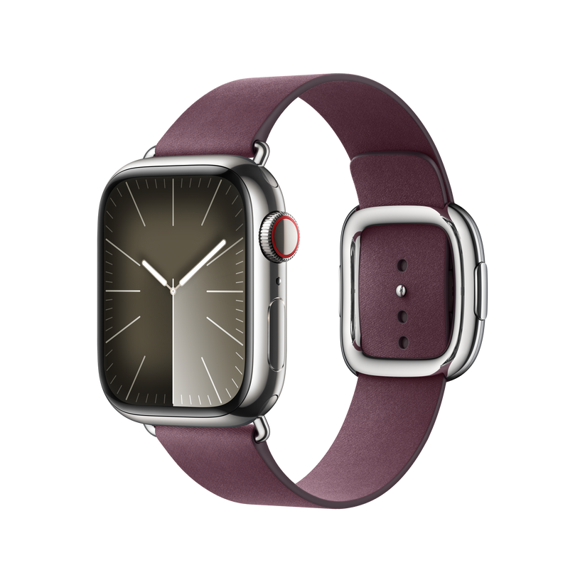 Apple Watch 38/40/41 mm Morušově rudý řemínek s moderní přezkou – malý - iSTYLE CZ
