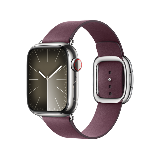 Apple Watch 38/40/41 mm Morušově rudý řemínek s moderní přezkou – malý - iSTYLE CZ