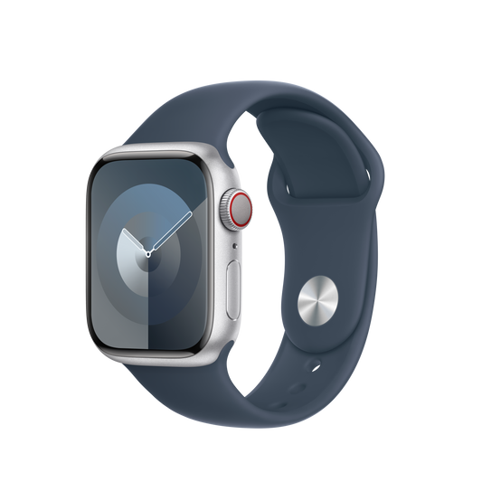 Apple Watch 38/40/41 mm bouřkově modrý sportovní řemínek – S/M - iSTYLE CZ