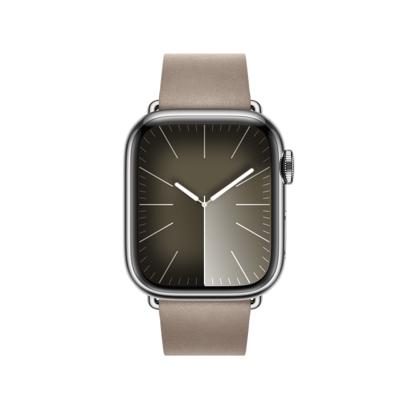 Apple Watch 38/40/41 mm Žlutohnědý řemínek s moderní přezkou – velký - iSTYLE CZ