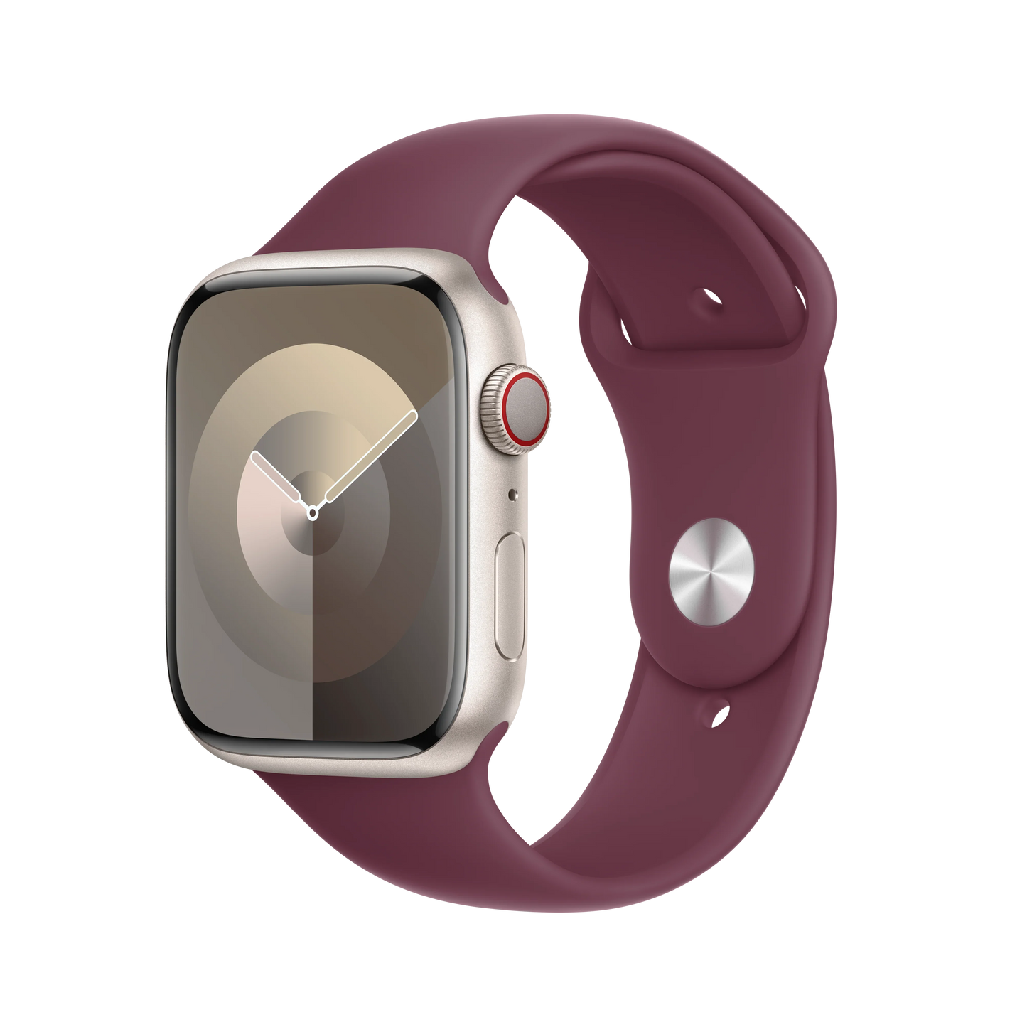 Apple Watch 42/44/45/49 mm morušově rudý sportovní řemínek – M/L - iSTYLE CZ