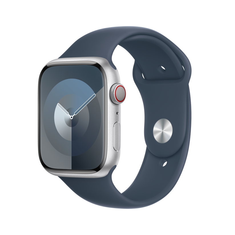 Apple Watch 42/44/45/49 mm bouřkově modrý sportovní řemínek – M/L - iSTYLE CZ