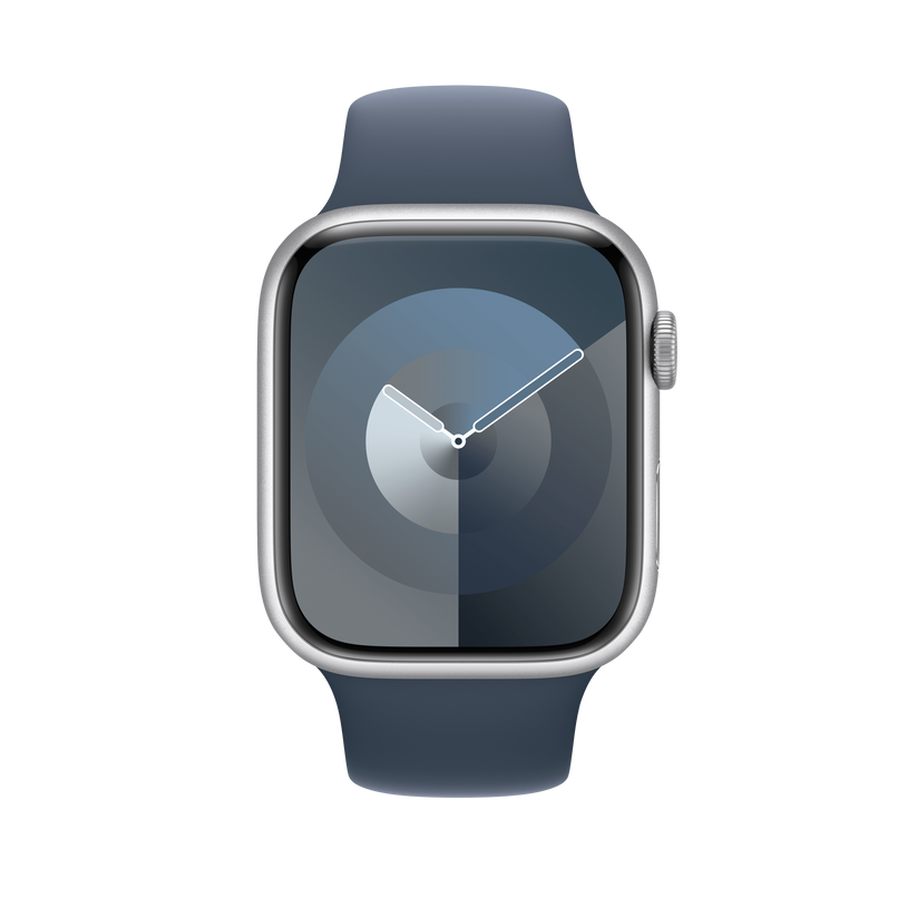 Apple Watch 42/44/45/49 mm bouřkově modrý sportovní řemínek – M/L - iSTYLE CZ