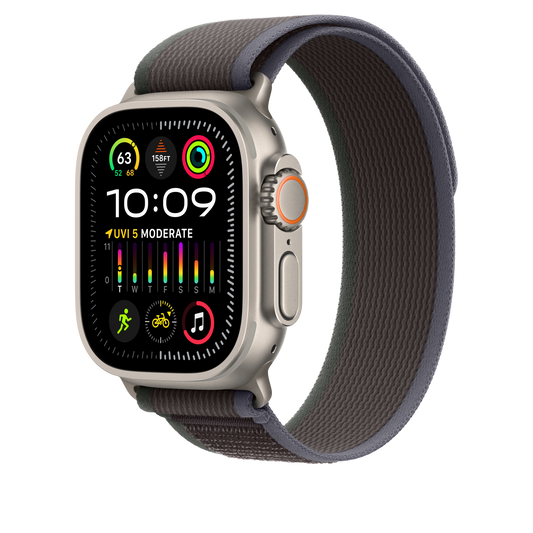 Apple Watch 44/45/49 mm modro-černý Trailový tah – S/M - iSTYLE CZ