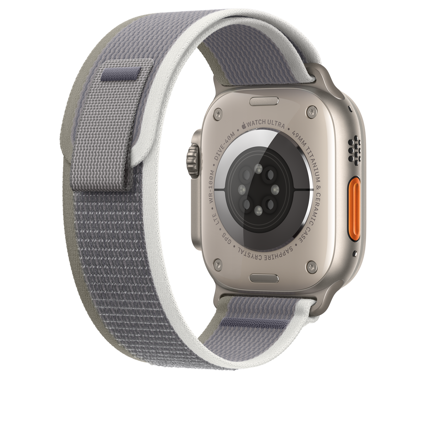 Apple Watch 44/45/49 mm zeleno-šedý Trailový tah – M/L - iSTYLE CZ