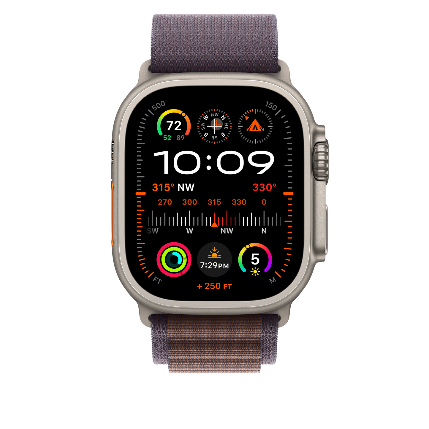 Apple Watch 44/45/49 mm indigový Alpský tah – malý - iSTYLE CZ