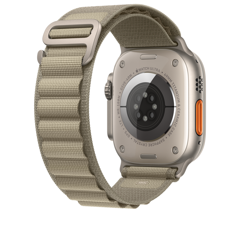 Apple Watch 44/45/49 mm olivový Alpský tah – velký - iSTYLE CZ