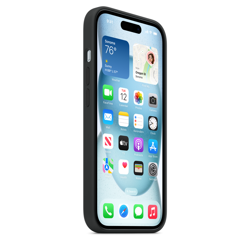 Apple silikonový kryt s MagSafe na iPhone 15 – černý - iSTYLE CZ