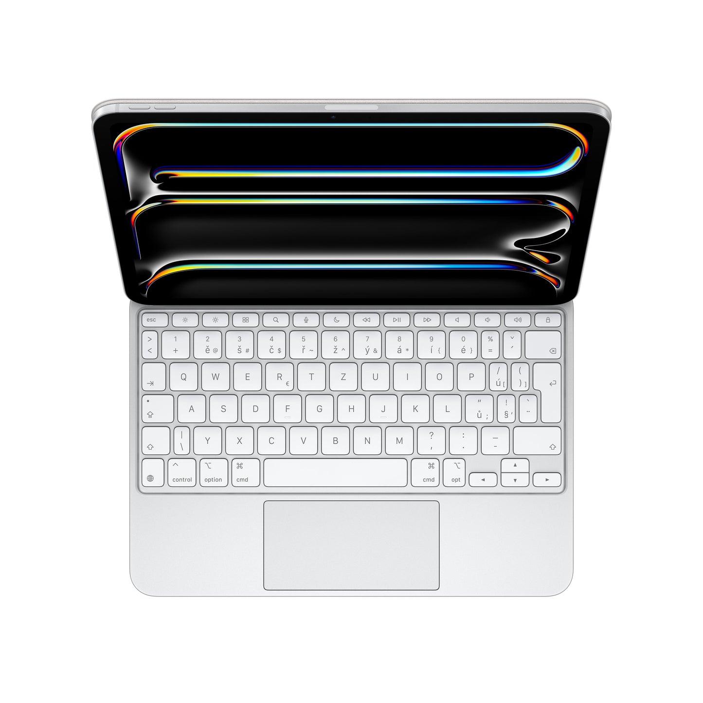 Apple Magic Keyboard k 11palcovému iPadu Pro (M4) – český – bílý - iSTYLE CZ