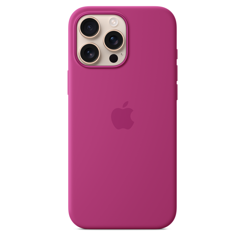 Apple silikonový kryt s MagSafe na iPhone 16 Pro Max - fuchsiový - iSTYLE CZ