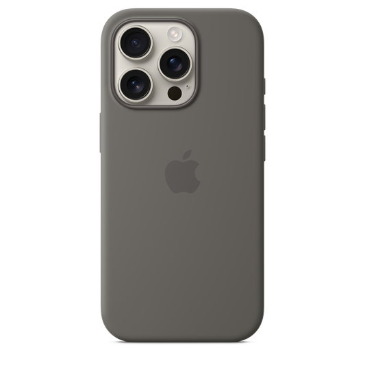 Apple silikonový kryt s MagSafe na iPhone 16 Pro - skálově šedý - iSTYLE CZ