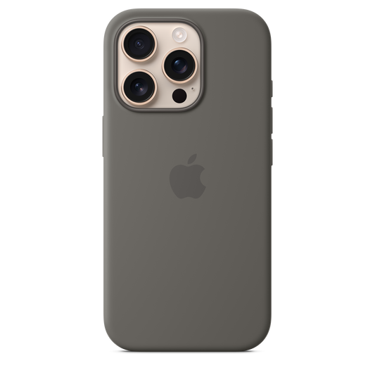 Apple silikonový kryt s MagSafe na iPhone 16 Pro - skálově šedý - iSTYLE CZ