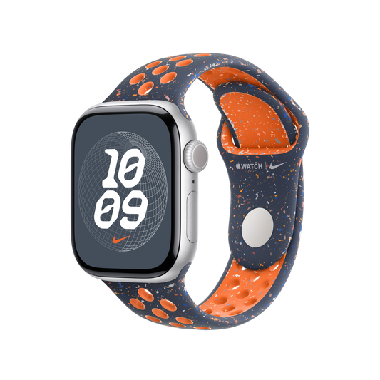 Apple Watch 38/40/41mm Blue Flame sportovní řemínek Nike – M/L - iSTYLE CZ
