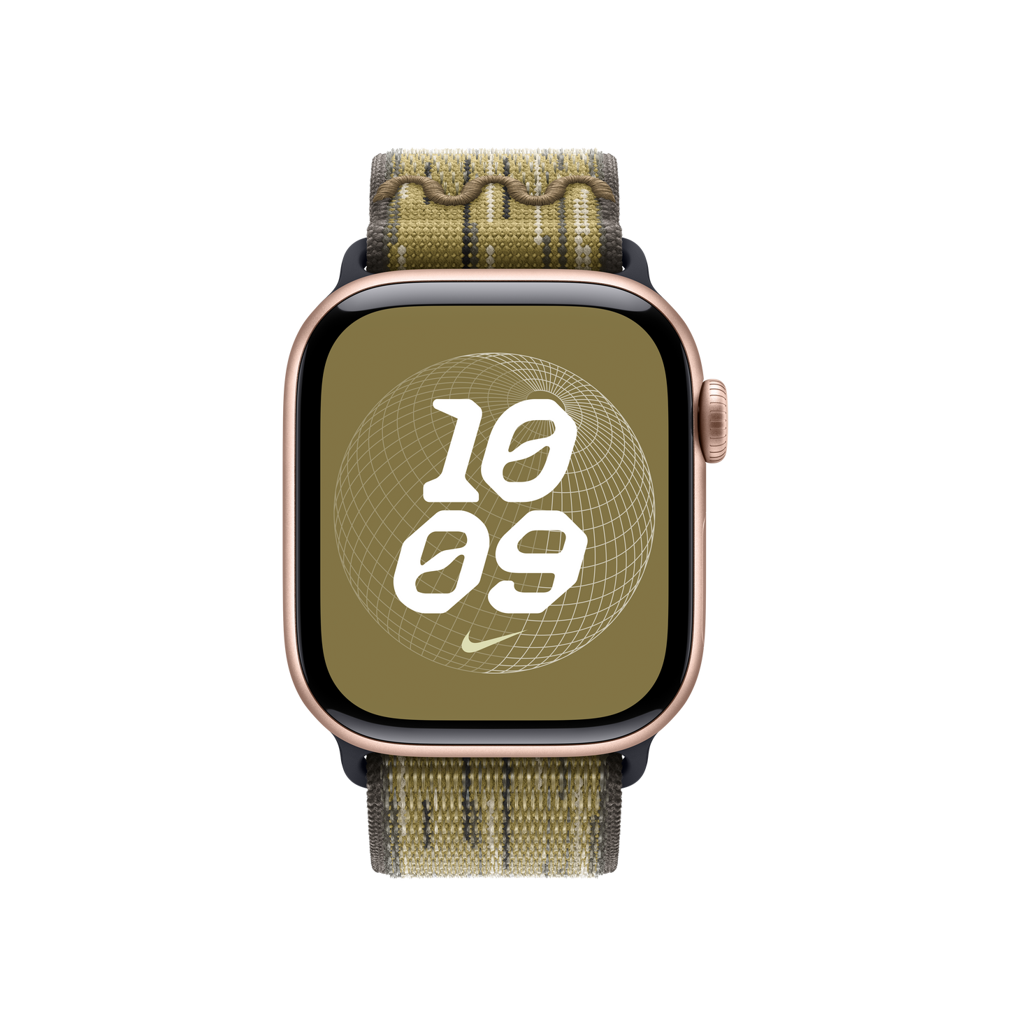 Apple Watch 38/40/41mm zeleno-šedý provlékací sportovní řemínek Nike - iSTYLE CZ