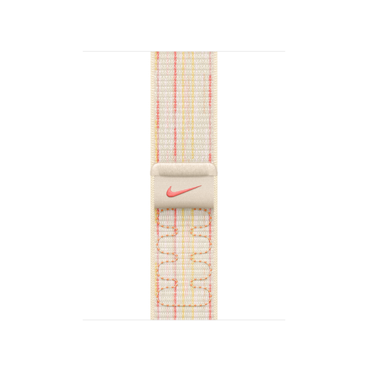 Apple Watch 38/40/41mm hvězdně bílý / růžový provlékací sportovní řemínek Nike - iSTYLE CZ