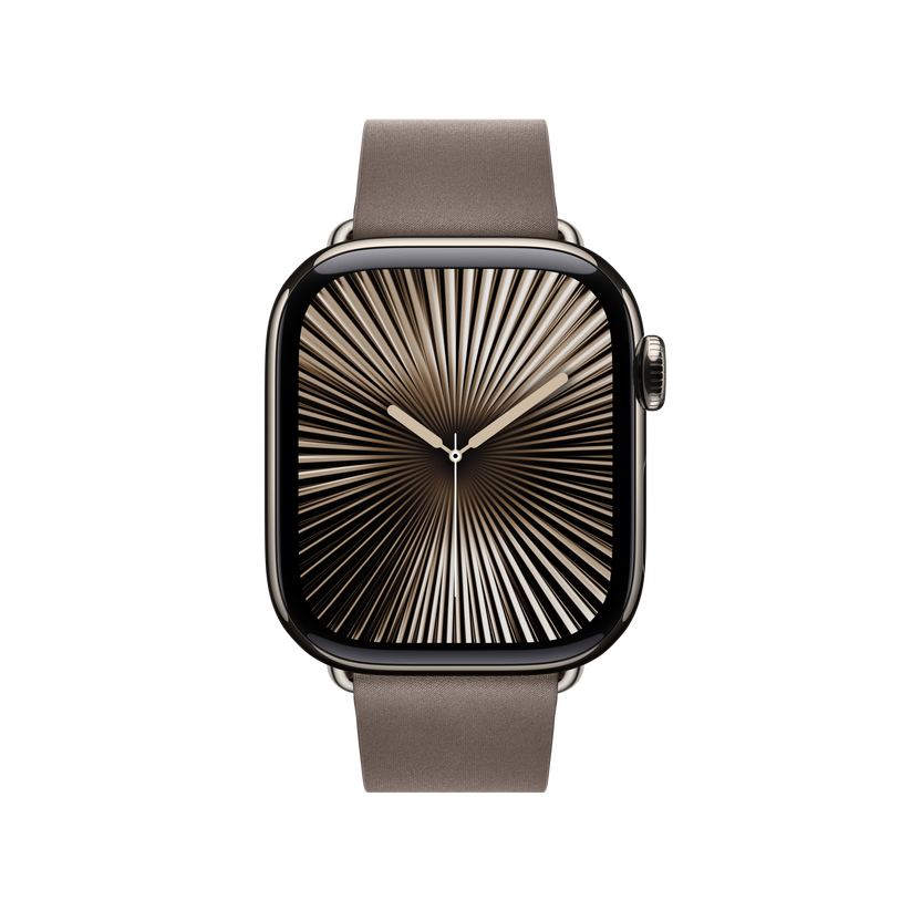 Apple Watch 38/40/41/42mm šedohnědý řemínek s moderní přezkou – malý - iSTYLE CZ