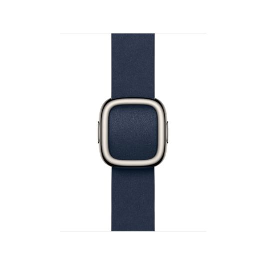 Apple Watch 38/40/41/42mm temně modrý řemínek s moderní přezkou – střední - iSTYLE CZ
