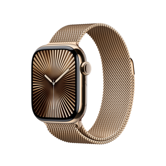 Apple Watch 38/40/41/42mm zlatý milánský tah – M/L - iSTYLE CZ
