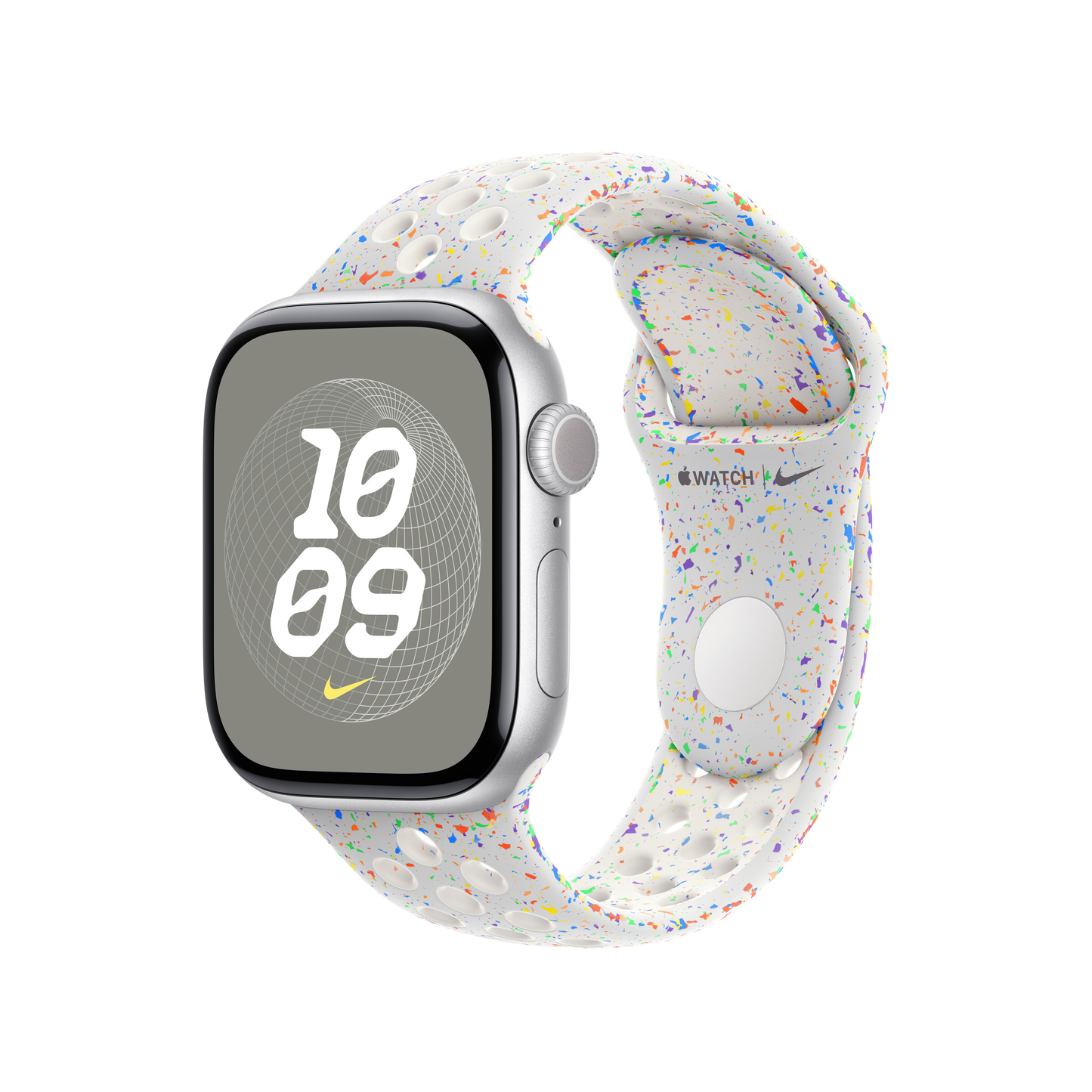 Apple Watch 38/40/41/42mm platinový sportovní řemínek Nike - M/L - iSTYLE CZ