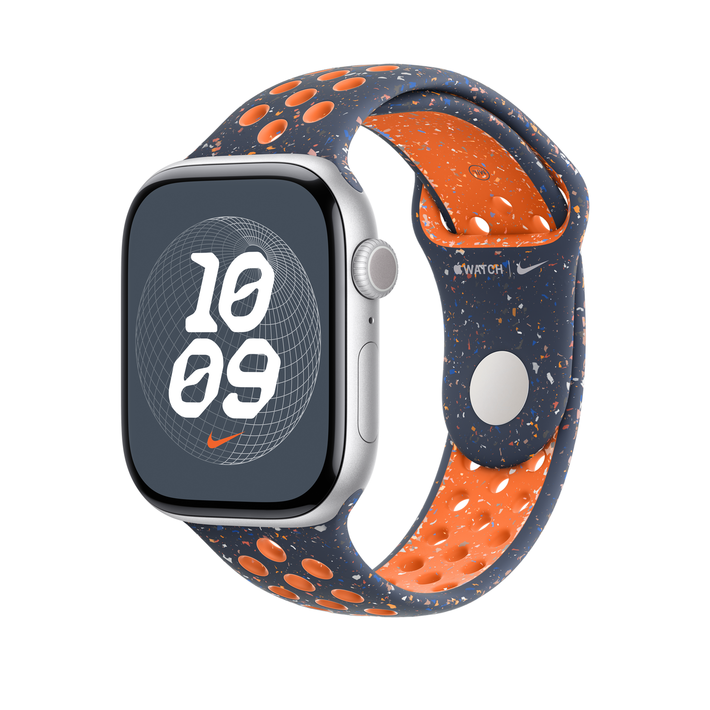 Apple Watch 44/45/46/49mm Blue Flame sportovní řemínek Nike - S/M - iSTYLE CZ