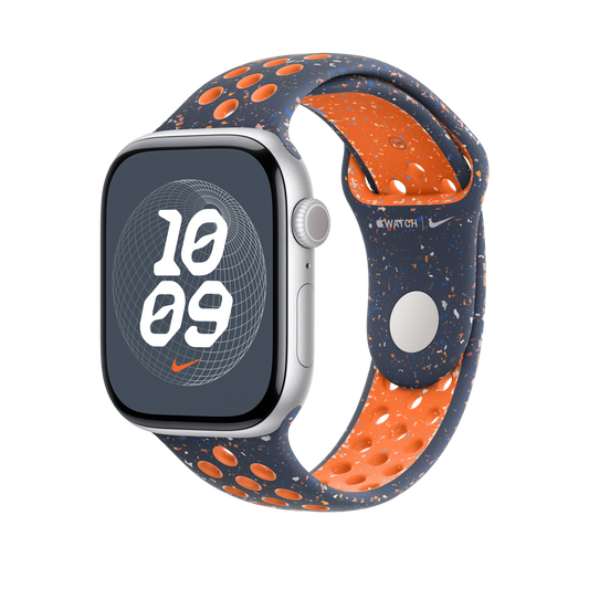 Apple Watch 44/45/46/49mm Blue Flame sportovní řemínek Nike - S/M - iSTYLE CZ