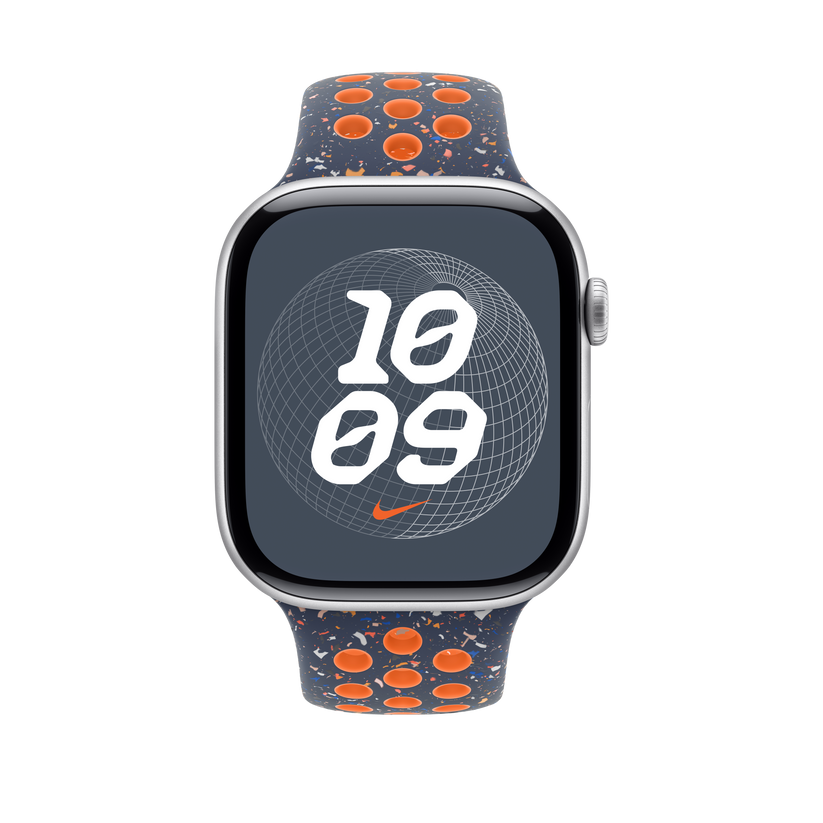 Apple Watch 44/45/46/49mm Blue Flame sportovní řemínek Nike - S/M - iSTYLE CZ