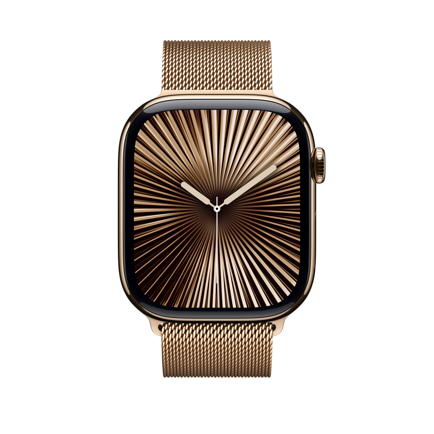 Apple Watch 44/45/46/49mm zlatý milánský tah – S/M - iSTYLE CZ