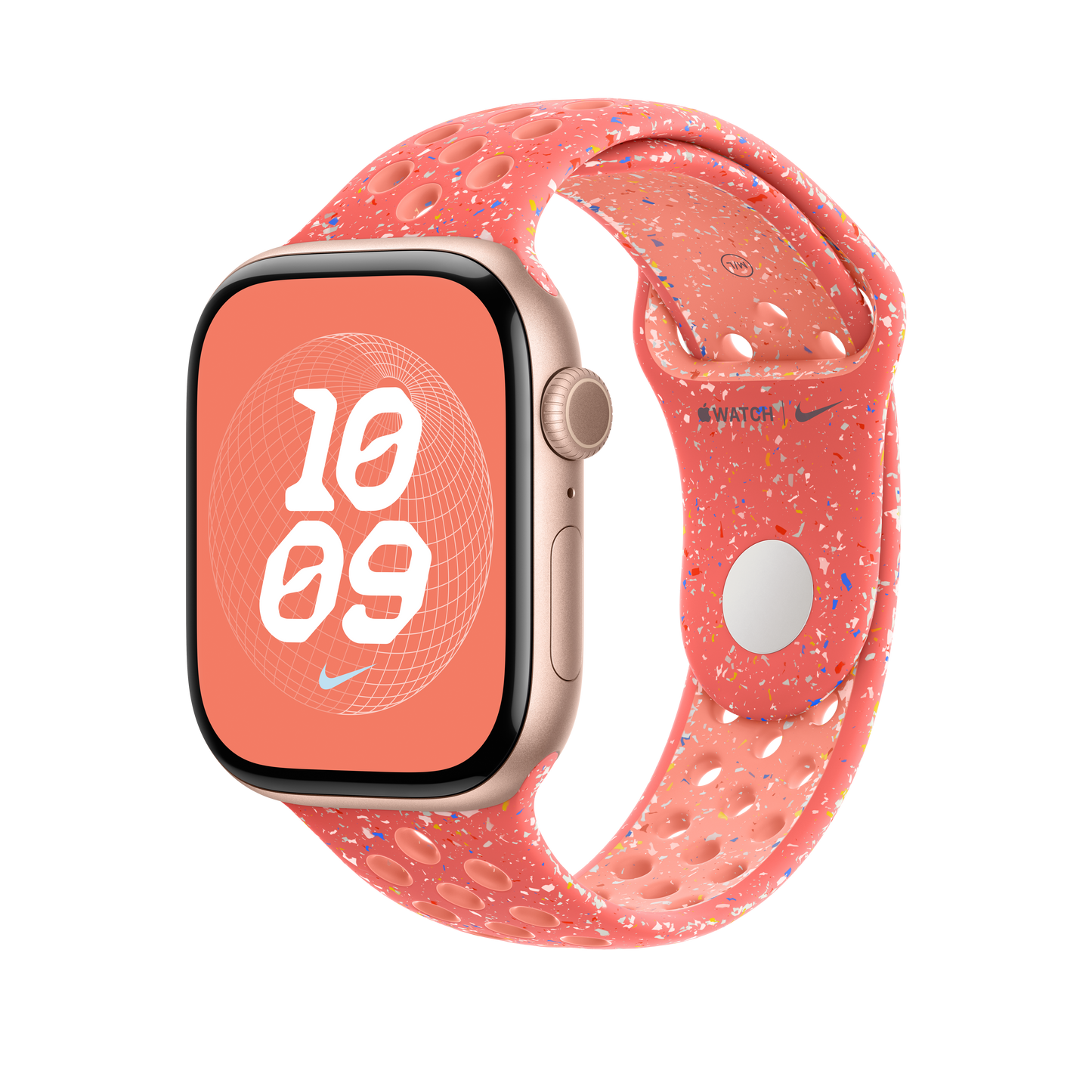 Apple Watch 44/45/46/49mm žhavě oranžový sportovní řemínek Nike - S/M - iSTYLE CZ
