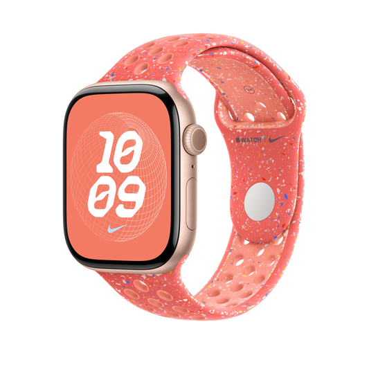 Apple Watch 44/45/46/49mm žhavě oranžový sportovní řemínek Nike - S/M - iSTYLE CZ