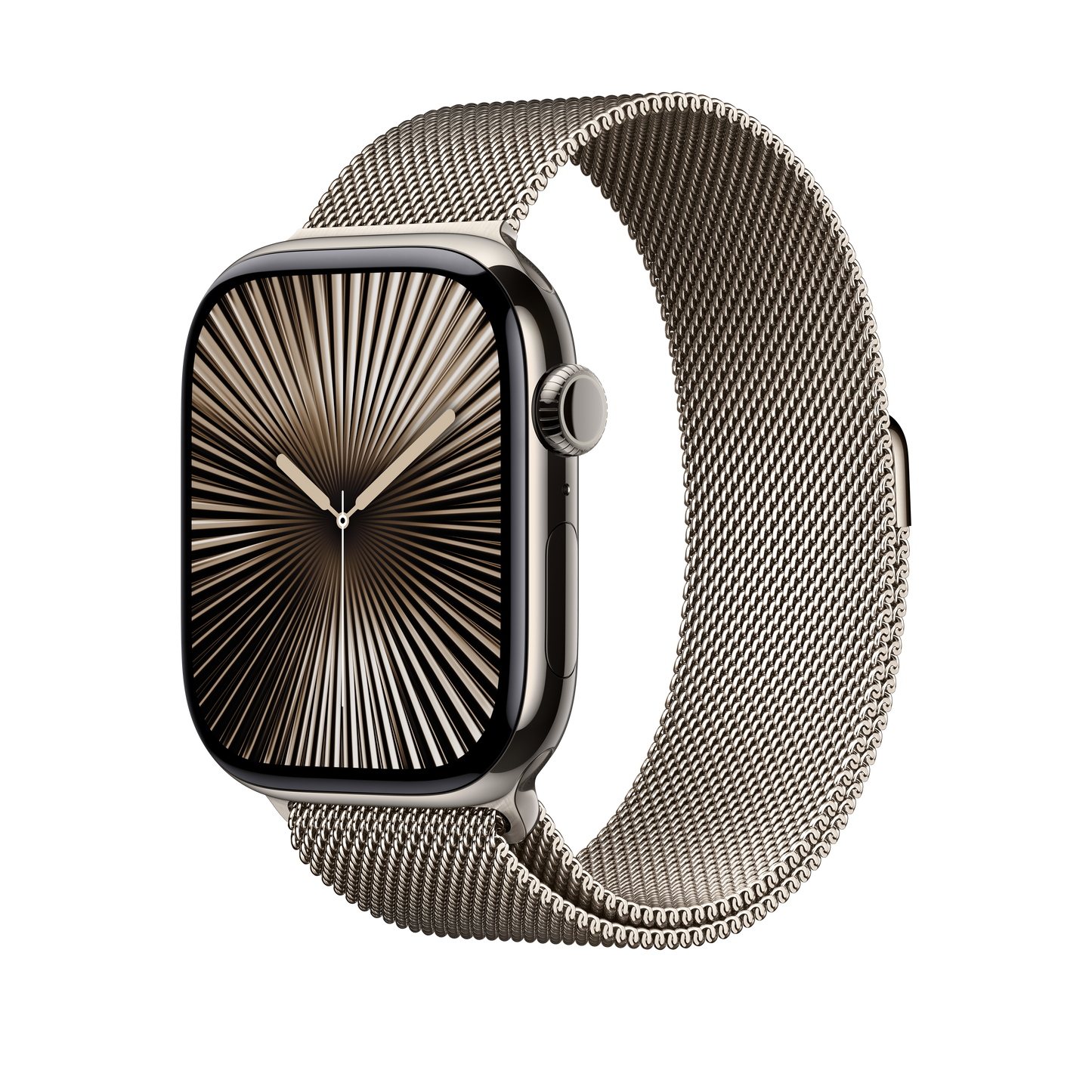 Apple Watch 44/45/46/49mm přírodní milánský tah – S/M - iSTYLE CZ