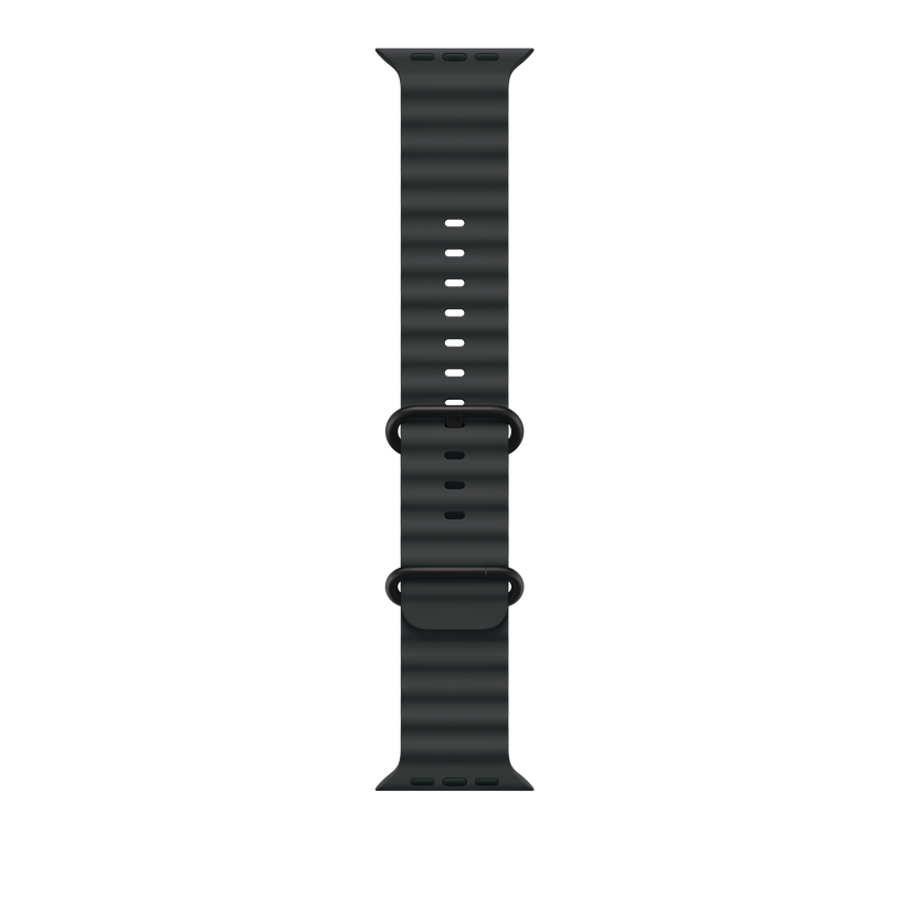 Apple Watch 44/45/46/49mm černý Oceánský řemínek – provedení z černého titanu - iSTYLE CZ