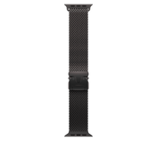 Apple Watch 44/45/46/49mm milánský tah z černého titanu – malý - iSTYLE CZ