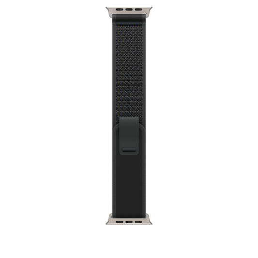 Apple Watch 44/45/46/49mm černý Trailový tah – M/L – provedení z přírodního titanu - iSTYLE CZ